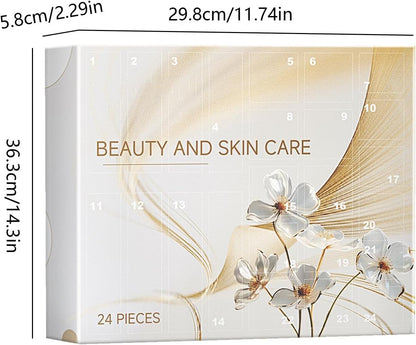 Beauty Advent Calendar 2025, Skincare Advent Calendar, Makeup Adventcalendar, 2025 Beautycalendar, Christmas Adventcalendar, 24 Product Skin Care Kit for Girls and Women